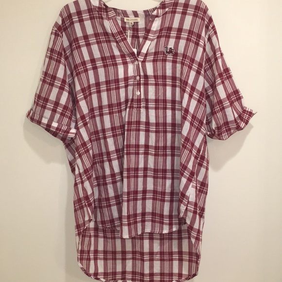 South Carolina Gamecocks Plaid Short Sleeve NWT - Picture 2 of 3